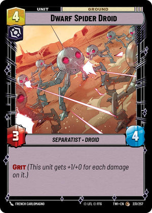 SWU - Dwarf Spider Droid (231/257) (Foil)