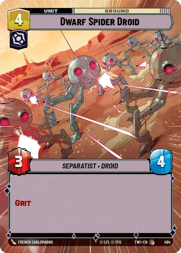 SWU - Dwarf Spider Droid (494) (Hyperspace Foil)