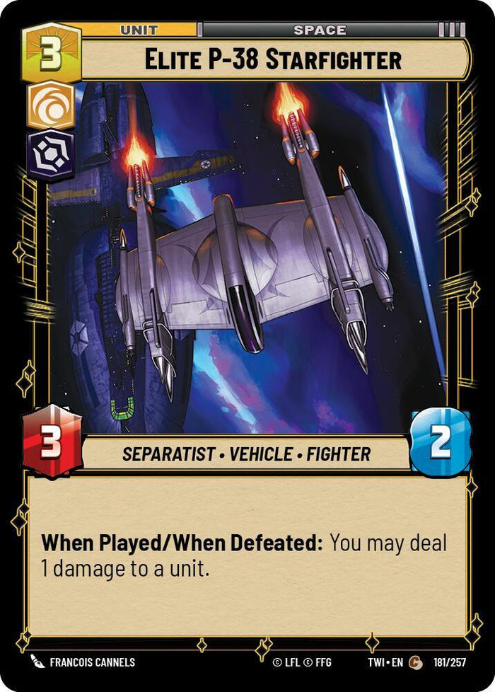 SWU - Elite P-38 Starfighter (181/257) (Foil)