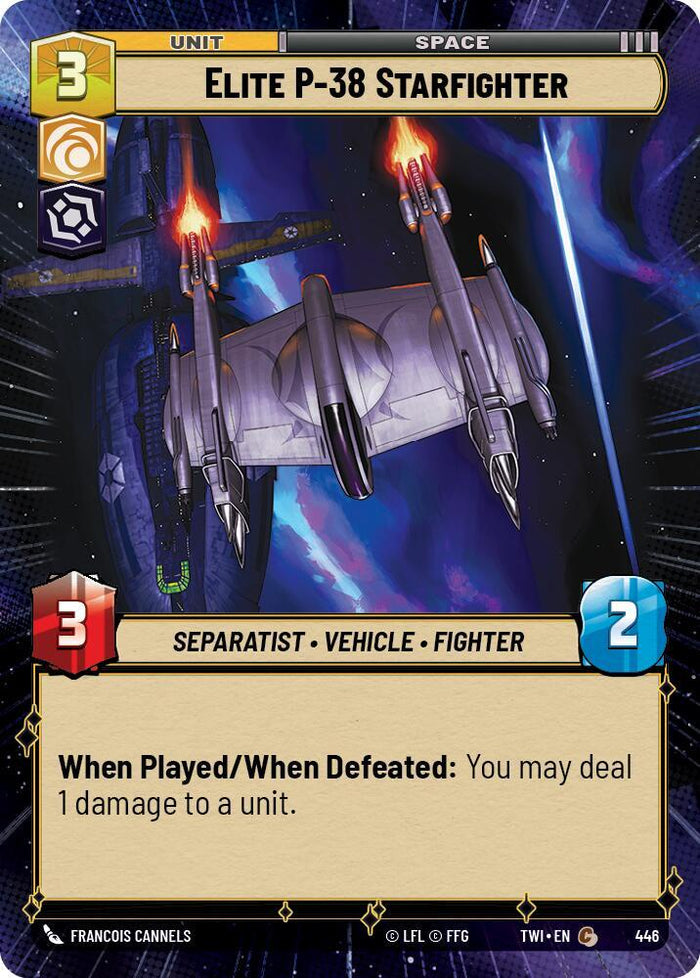 SWU - Elite P-38 Starfighter (446) (Hyperspace Foil)