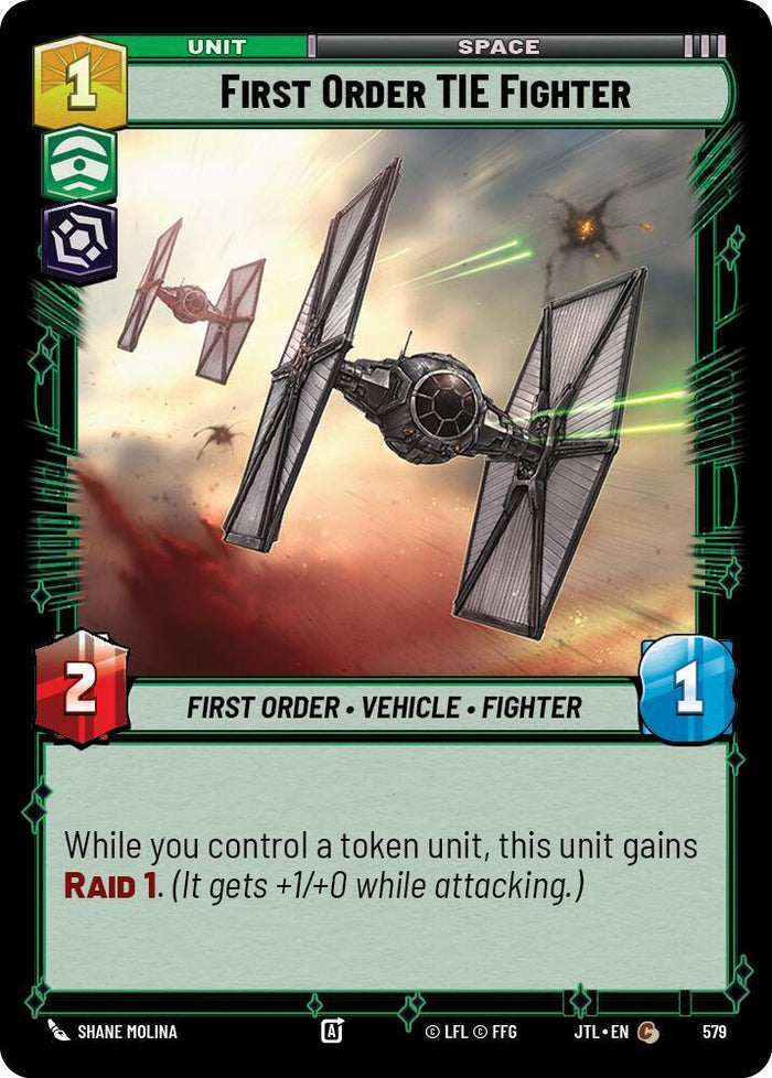 SWU - First Order TIE Fighter  (579) (Foil)