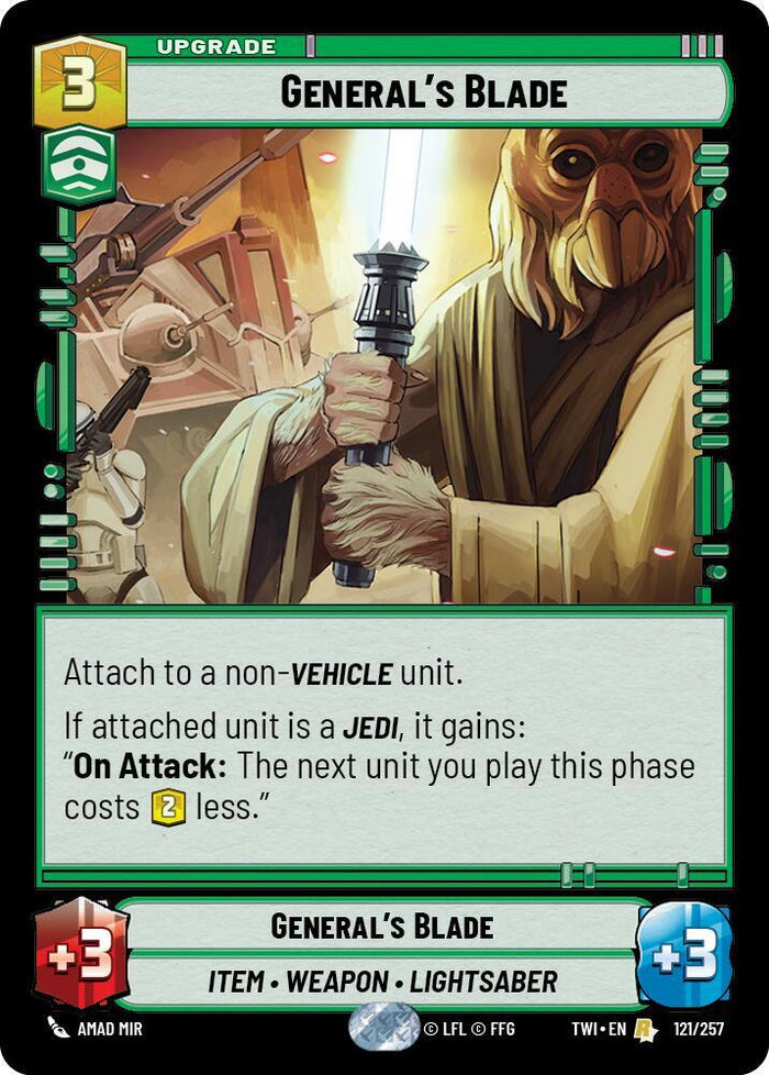SWU - General's Blade (121/257) (Foil)