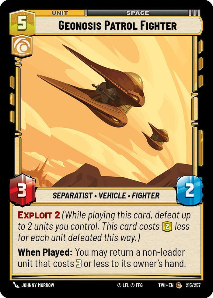 SWU - Geonosis Patrol Fighter (215/257)