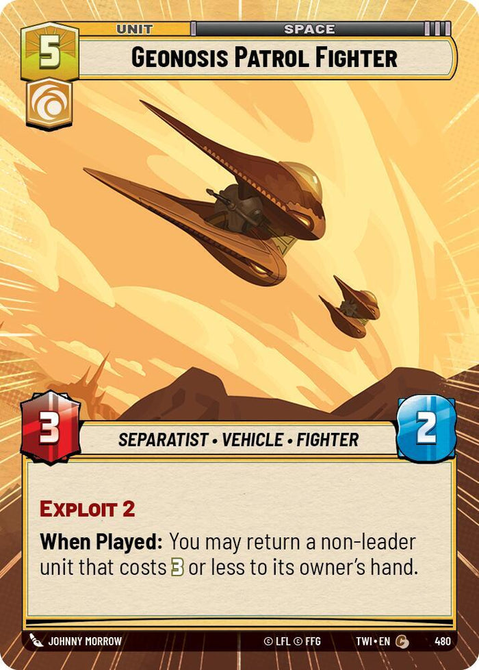 SWU - Geonosis Patrol Fighter (480) (Hyperspace Foil)