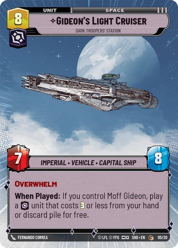 SWU - Gideon's Light Cruiser - Dark Troopers' Station (05/20)