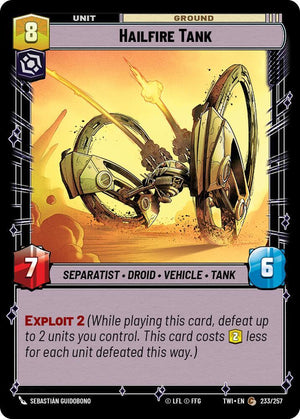 SWU - Hailfire Tank (233/257) (Foil)
