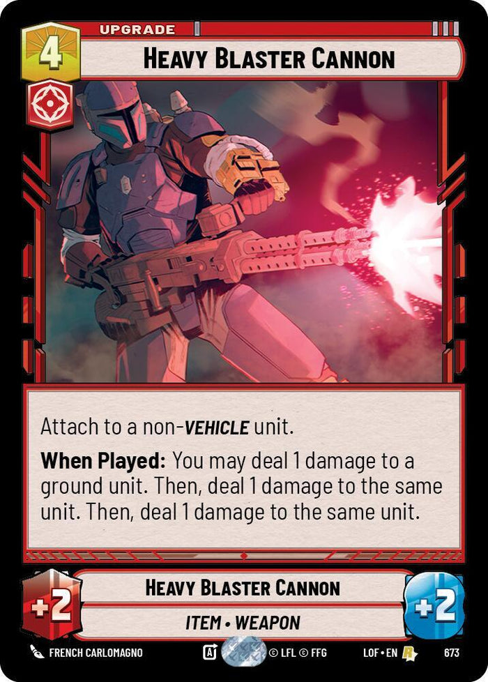 SWU - Heavy Blaster Cannon  (673) (Foil)