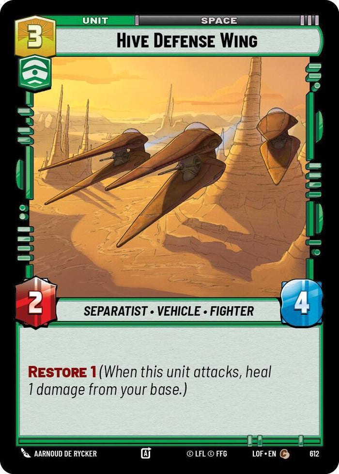 SWU - Hive Defense Wing  (612) (Foil)