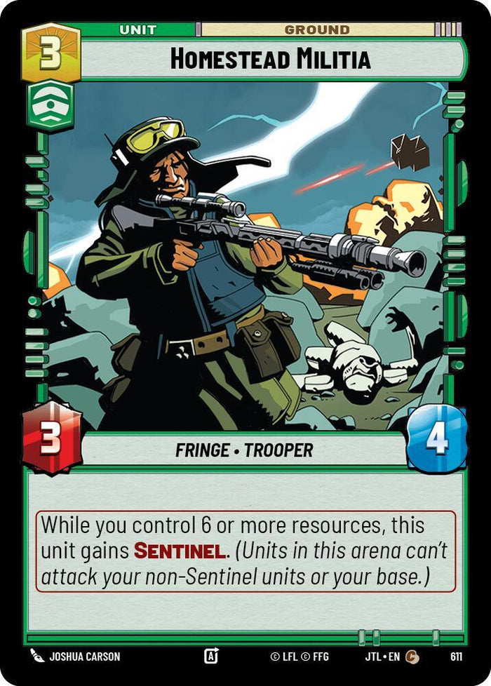 SWU - Homestead Militia  (611) (Foil)
