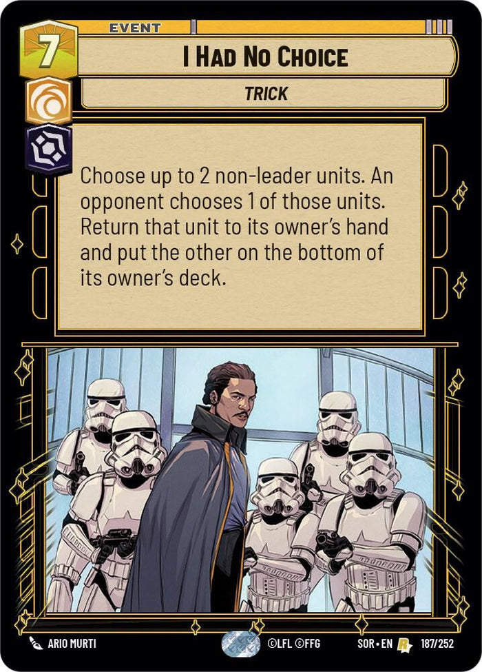 SWU - I Had No Choice (187/252)