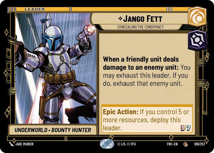 SWU - Jango Fett - Concealing the Conspiracy (016/257)