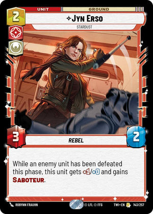 SWU - Jyn Erso - Stardust (143/257) (Foil)