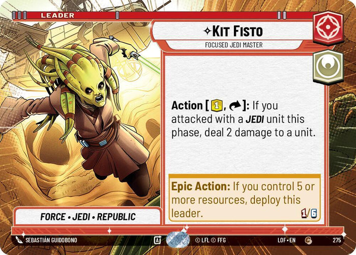 SWU - Kit Fisto - Focused Jedi Master  (275)