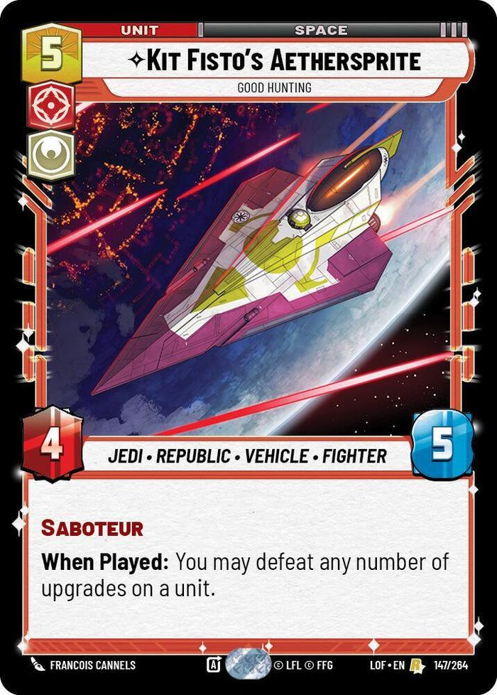 SWU - Kit Fisto's Aethersprite - Good Hunting  (147/264)