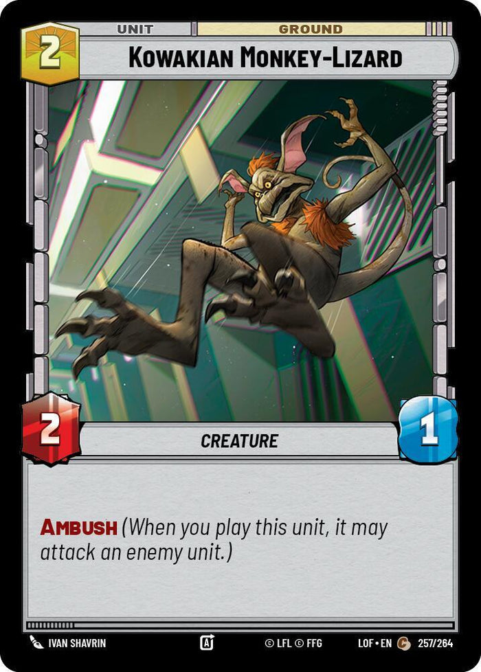 SWU - Kowakian Monkey-Lizard  (257/264)