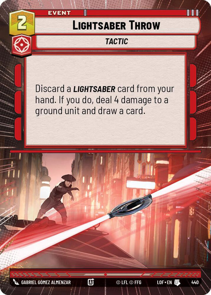 SWU - Lightsaber Throw  (440)