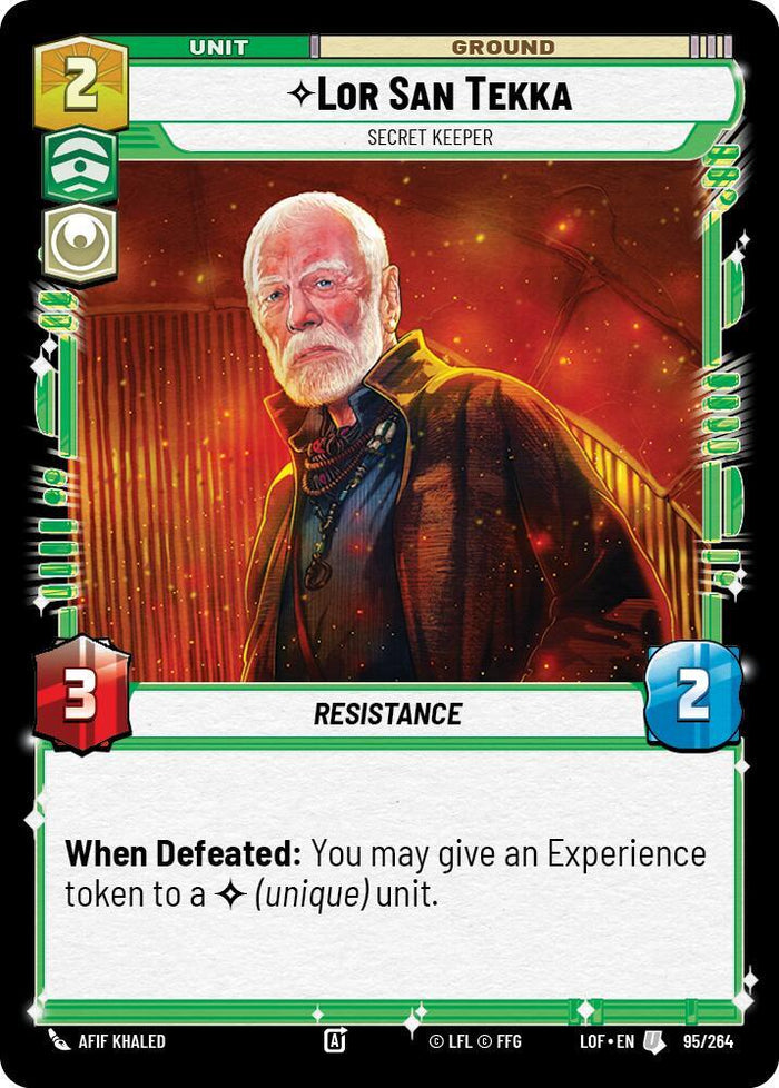 SWU - Lor San Tekka - Secret Keeper  (095/264)