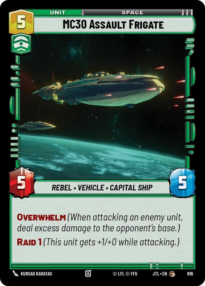 SWU - MC30 Assault Frigate  (616) (Foil)