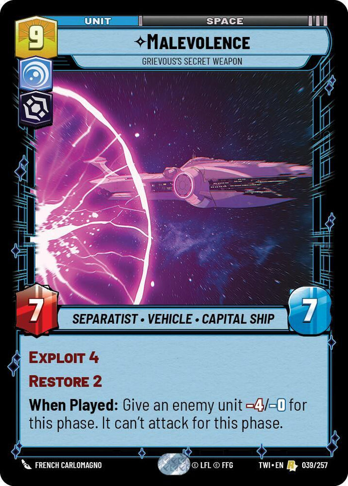 SWU - Malevolence - Grievous's Secret Weapon (039/257)