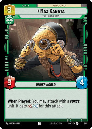SWU - Maz Kanata - The Light Guides  (613) (Foil)