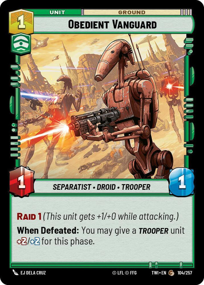 SWU - Obedient Vanguard (104/257) (Foil)