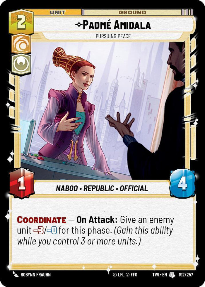 SWU - Padmé Amidala - Pursuing Peace (192/257) (Foil)