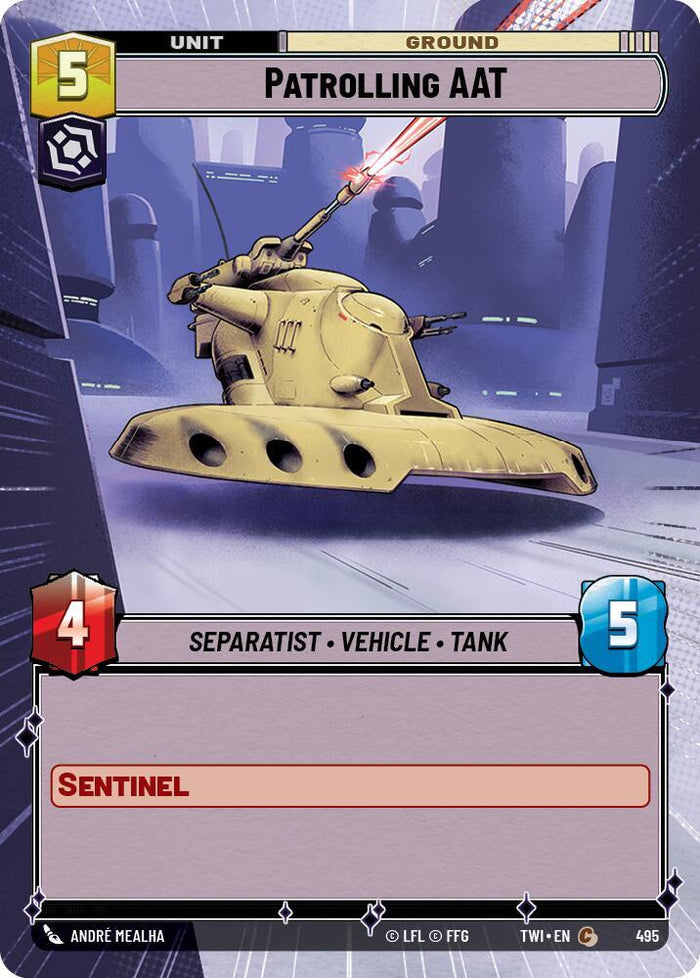 SWU - Patrolling AAT (495) (Hyperspace Foil)