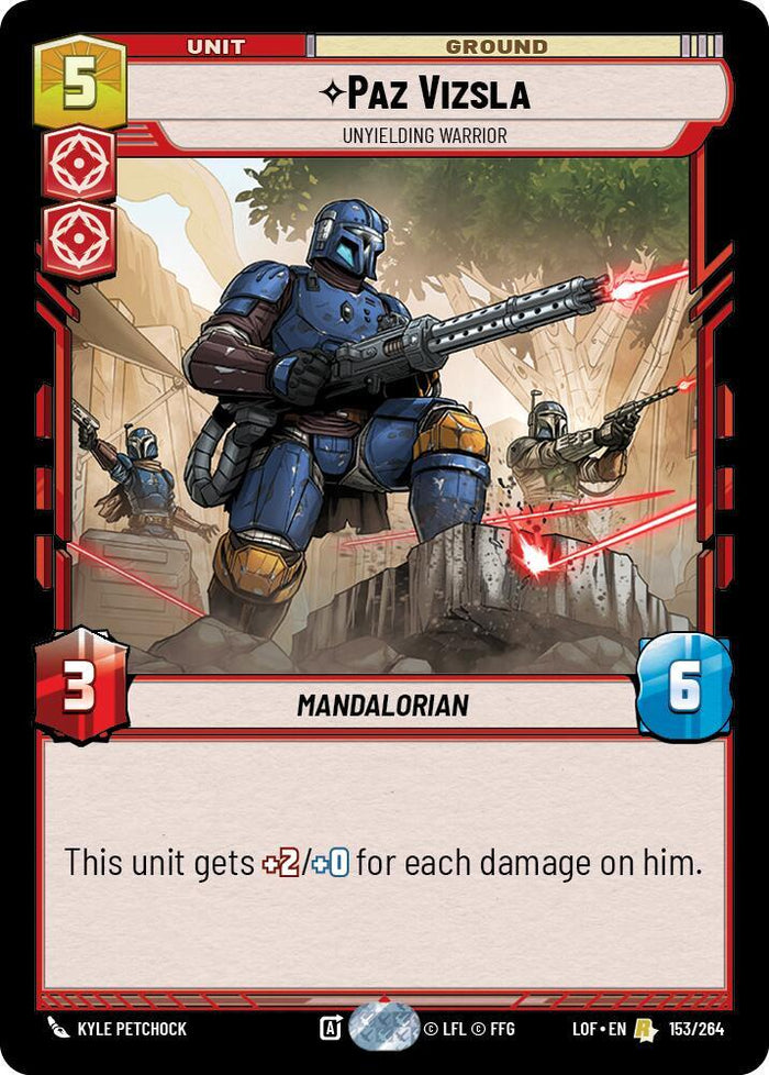 SWU - Paz Vizsla - Unyielding Warrior  (153/264)