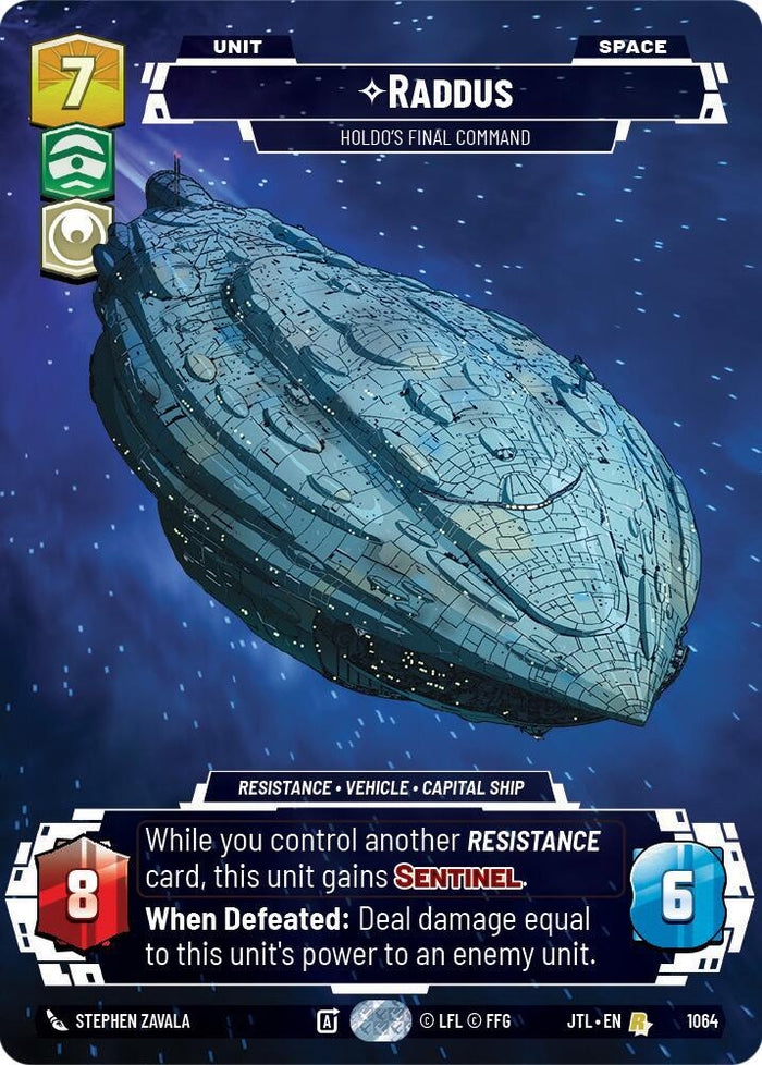 SWU - Raddus - Holdo's Final Command  (1064) (Prestige Foil)