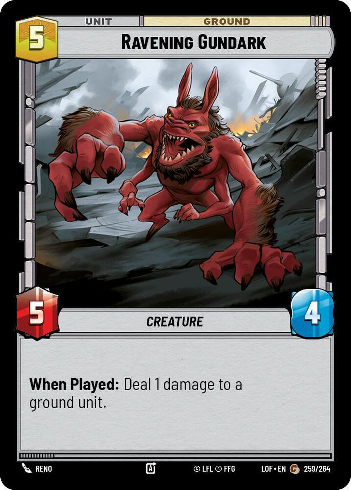 SWU - Ravening Gundark  (259/264)
