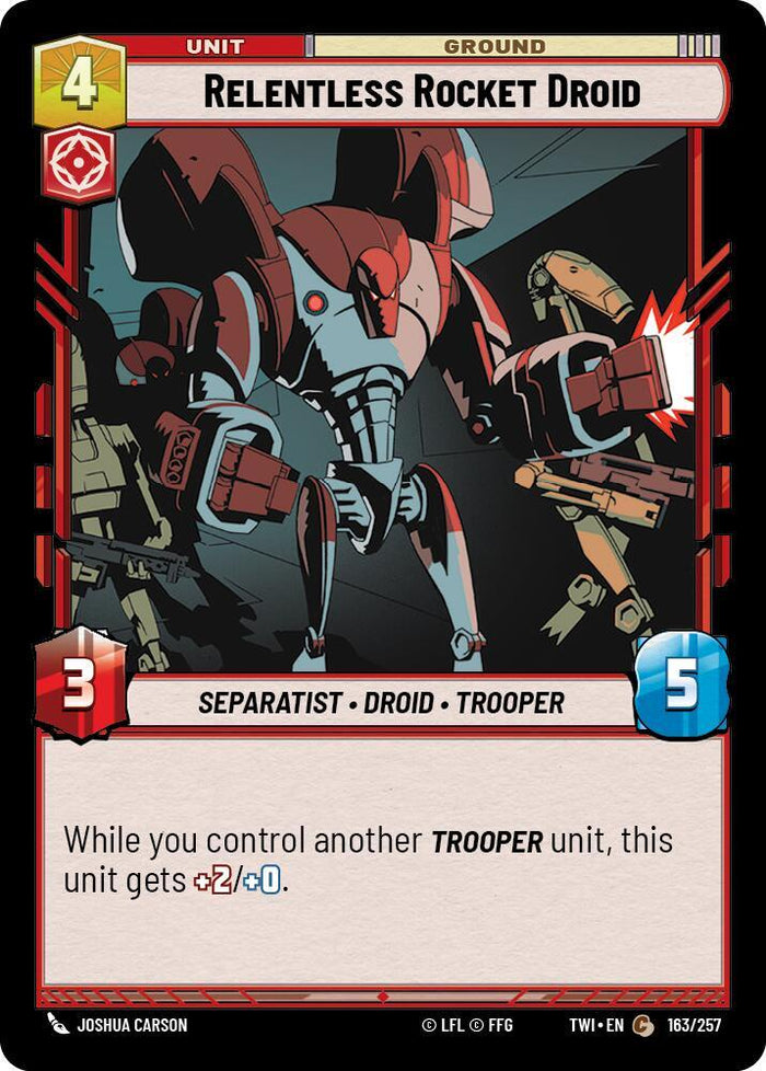 SWU - Relentless Rocket Droid (163/257)