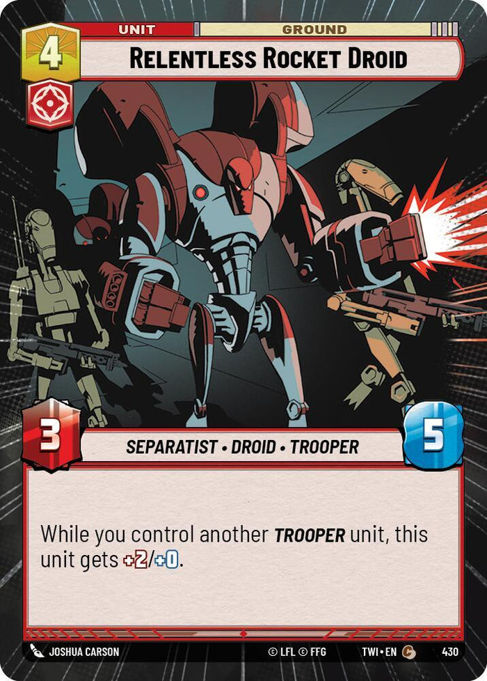 SWU - Relentless Rocket Droid (430) (Foil)