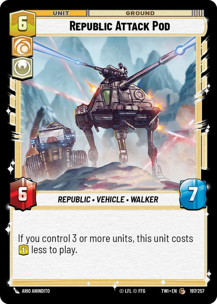 SWU - Republic Attack Pod (197/257) (Foil)