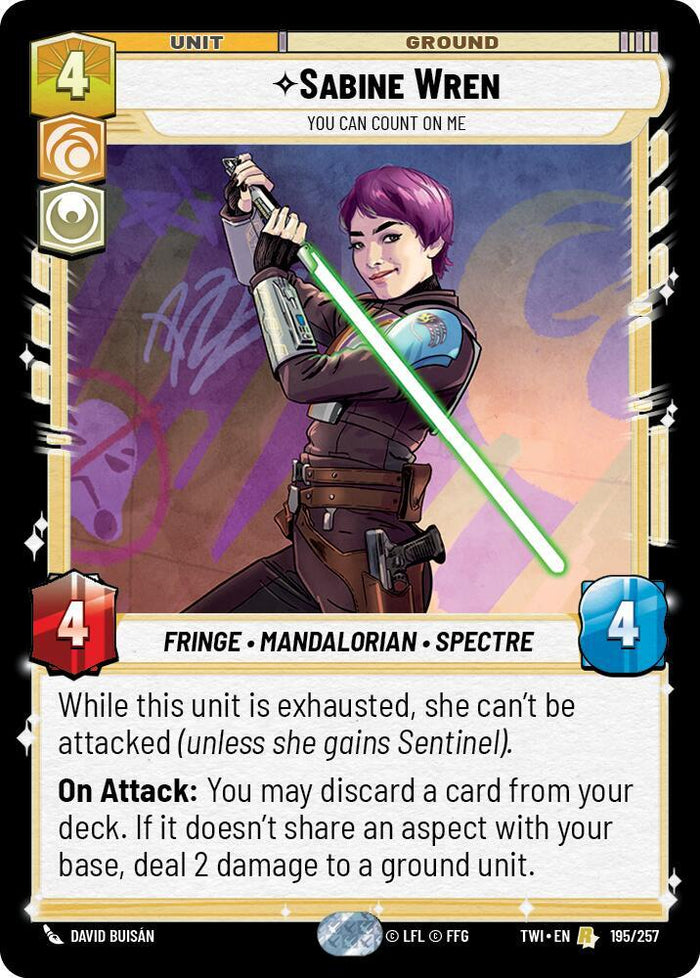 SWU - Sabine Wren - You Can Count On Me (195/257)