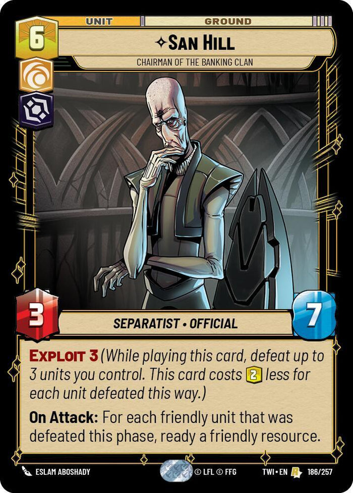 SWU - San Hill - Chairman of the Banking Clan (186/257)