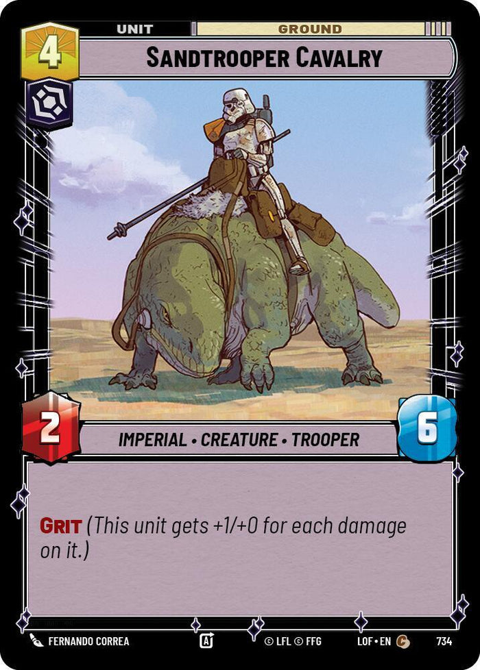 SWU - Sandtrooper Cavalry  (734) (Foil)