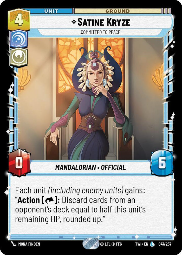 SWU - Satine Kryze - Committed to Peace (047/257)