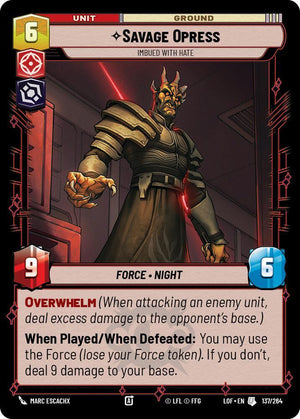 SWU - Savage Opress - Imbued With Hate  (137/264)