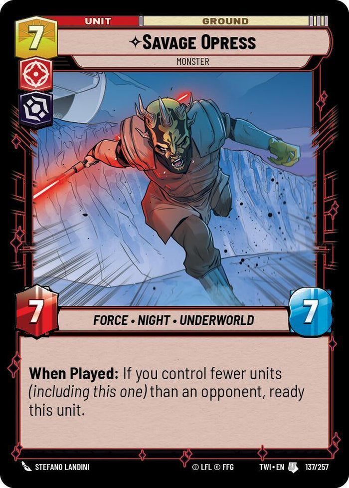 SWU - Savage Opress - Monster (137/257)