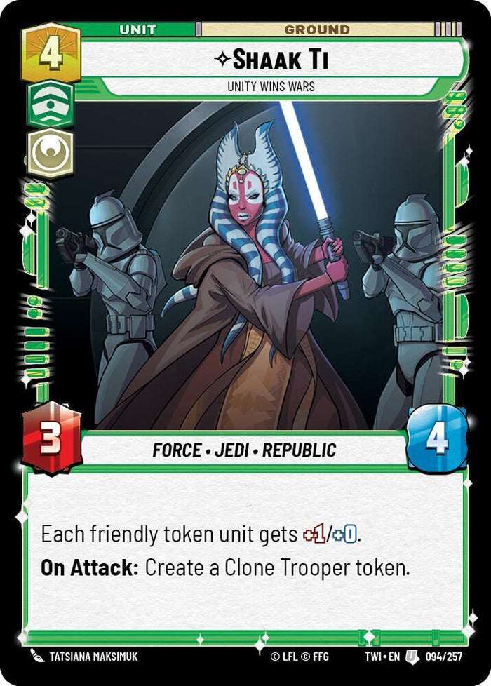 SWU - Shaak Ti - Unity Wins Wars (094/257)