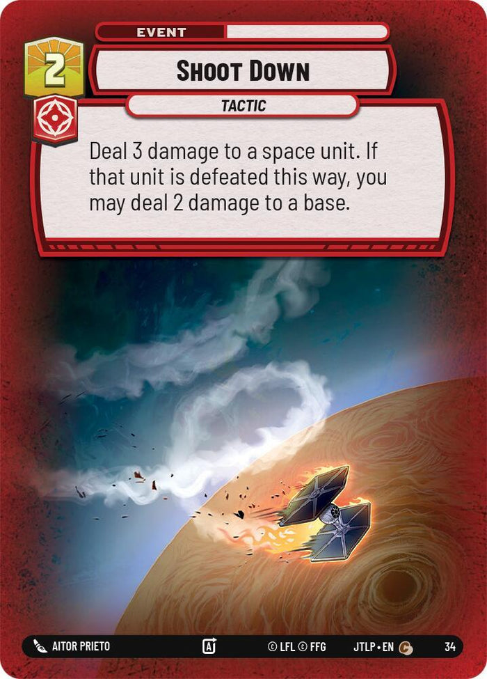SWU - Shoot Down  (34) (WP) (Hyperspace Foil)