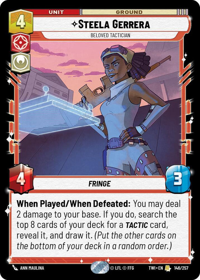 SWU - Steela Gerrera - Beloved Tactician (146/257) (Foil)