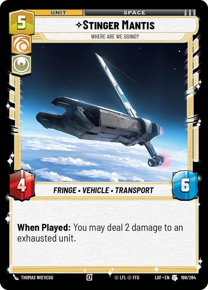 SWU - Stinger Mantis - Where Are We Going ? (198/264)