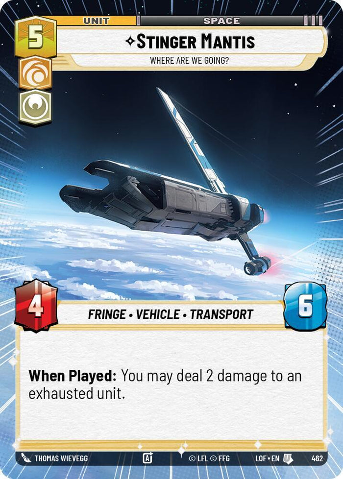 SWU - Stinger Mantis - Where Are We Going  (462)