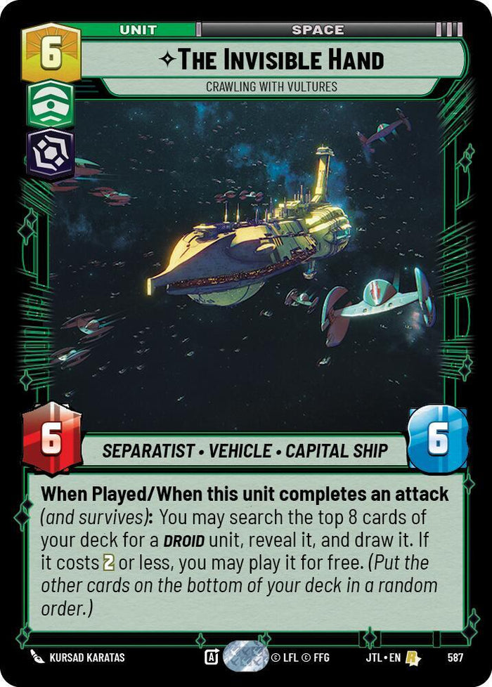 SWU - The Invisible Hand - Crawling with Vultures  (587) (Foil)
