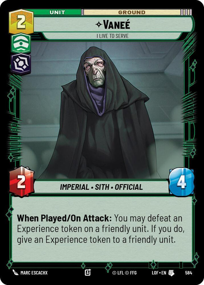 SWU - Vaneé - I Live to Serve  (584) (Foil)