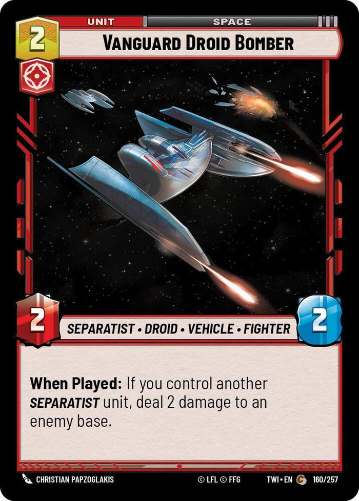 SWU - Vanguard Droid Bomber (160/257) (Foil)