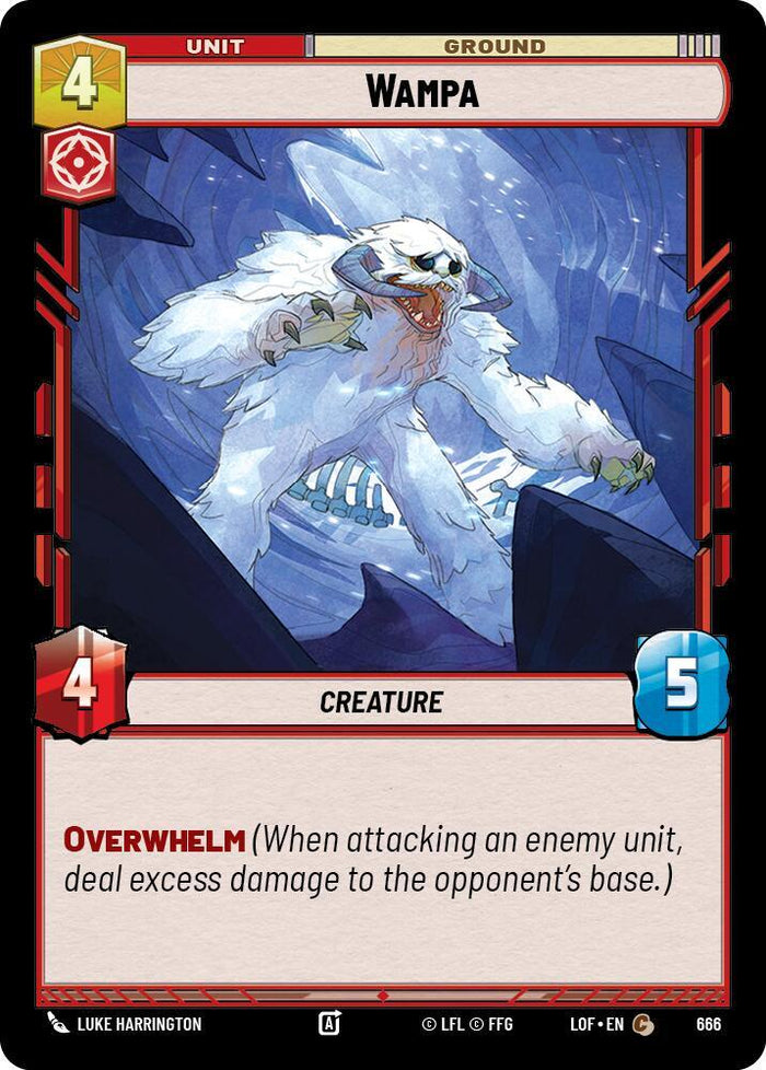 SWU - Wampa  (666) (Foil)