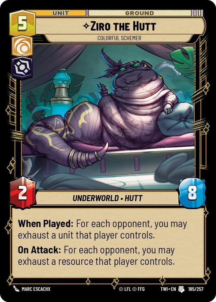SWU - Ziro the Hutt - Colorful Schemer (185/257)