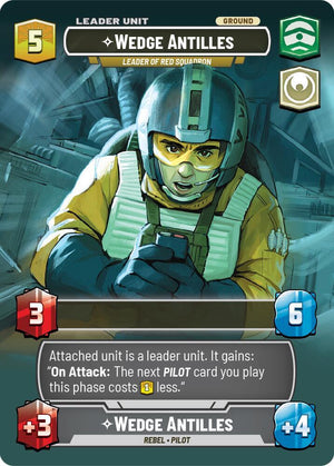 SWU - Wedge Antilles - Leader of Red Squadron  (1004) (Showcase) (Foil)